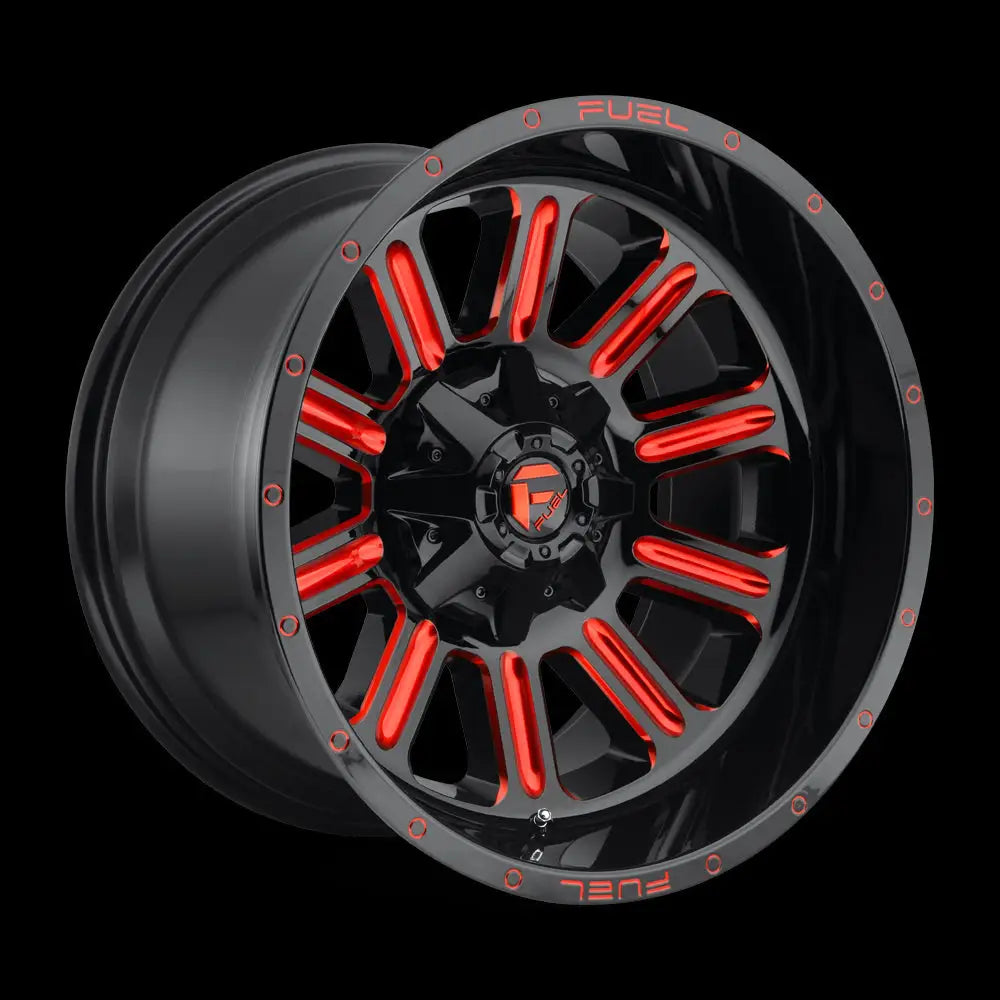 Felg D621 Hardline Gloss Black Red Tinted Clear Fuel 20x10 Et-18 5x139.7 / 5x150