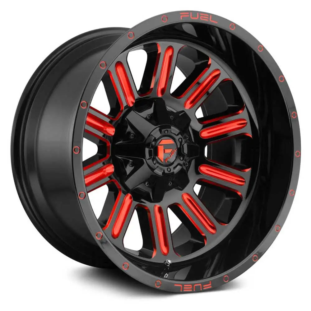 Felg D621 Hardline Gloss Black Red Tinted Clear Fuel 20x9 Et20 5x127 / 5x139.7