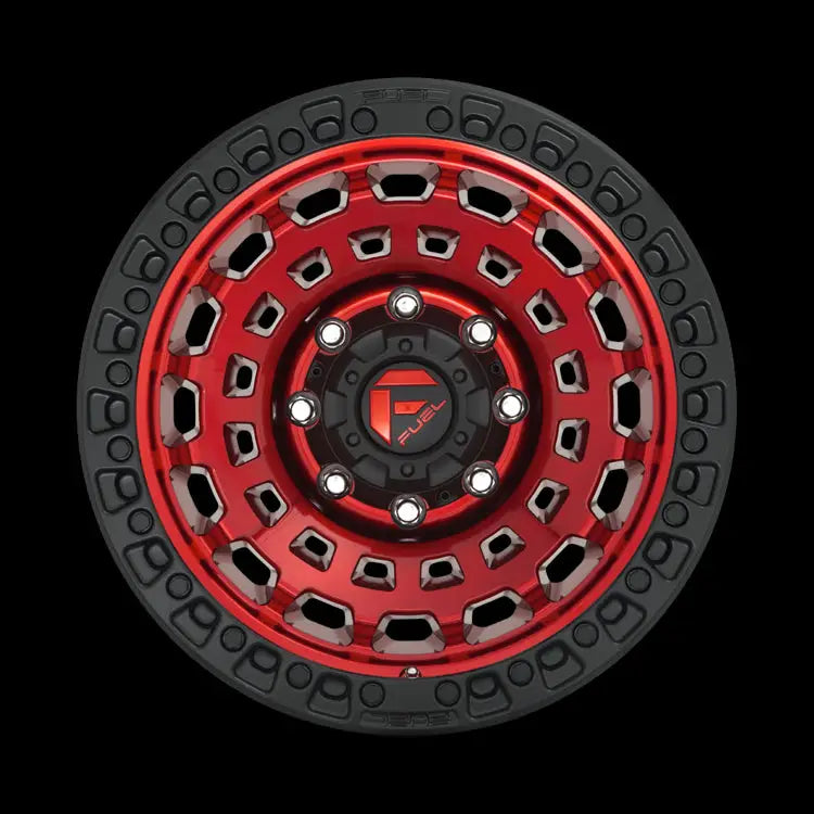 Felg D632 Zephyr Candy Red Black Bead Ring Fuel 20x9 Et20 6x135 - 3