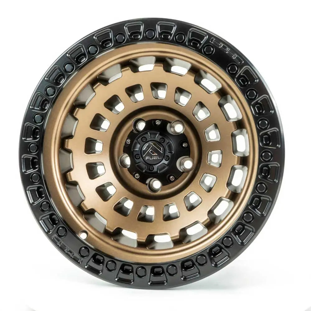 Felg D634 Zephyr Matte Bronze Black Bead Ring Fuel 17x8.5 Et25 5x108 - 2