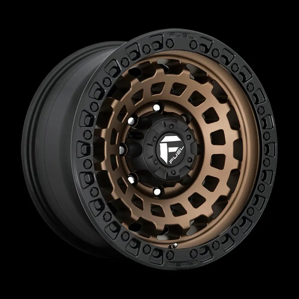 Felg D634 Zephyr Matte Bronze Black Bead Ring Fuel 18x9 Et-12 8x165.1 - 1