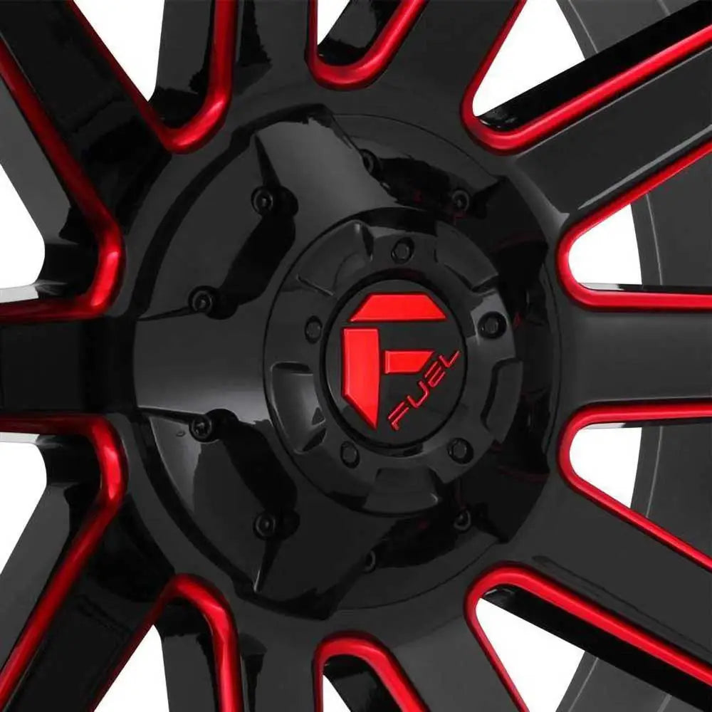 Felg D643 Contra Gloss Black/candy Red Fuel 22x10 Et-19 6x139.7 / 6x135 - 4