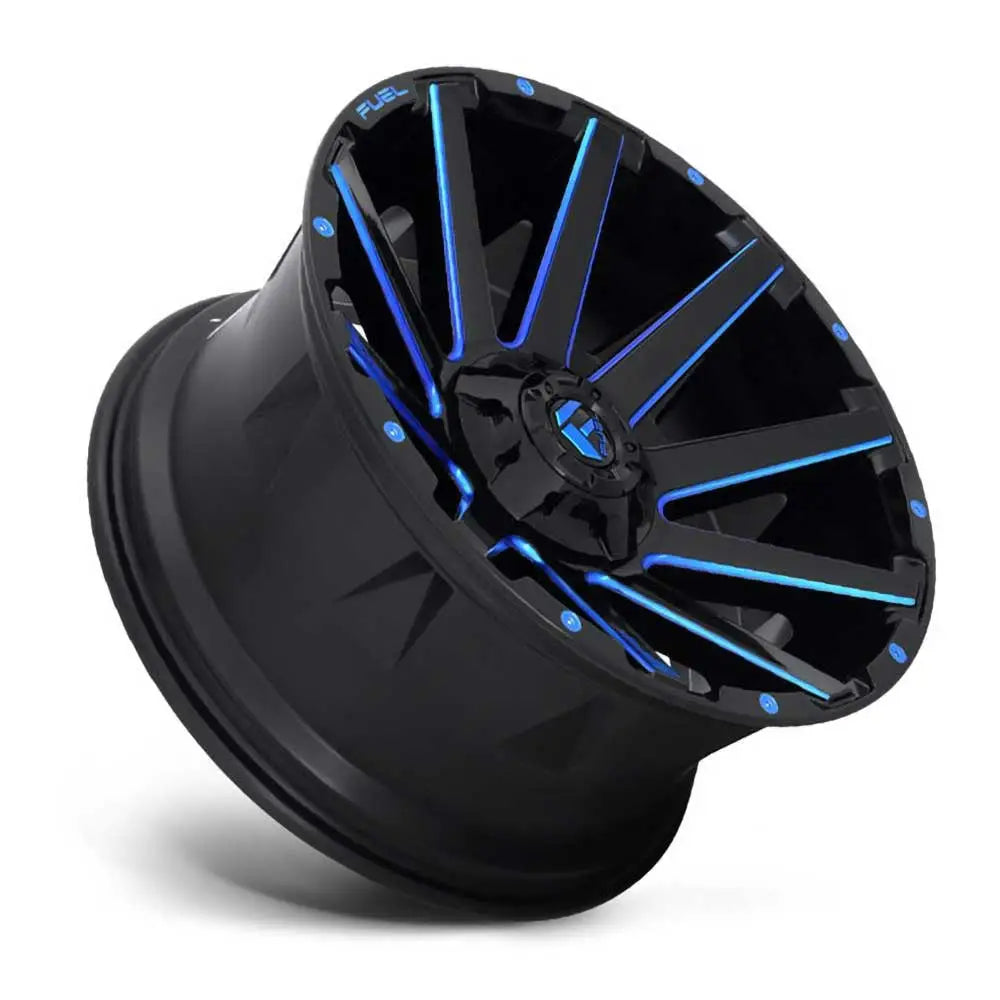 Felg D644 Contra Gloss Black/blue Tinted Clear Fuel 20x9 Et2 6x139.7 / 6x135 - 3