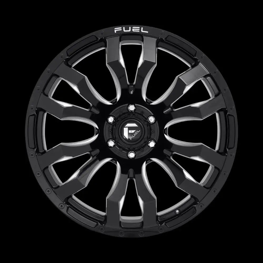 Felg D673 Blitz Gloss Black Milled Fuel 16x8 Et1 5x139.7 - 3