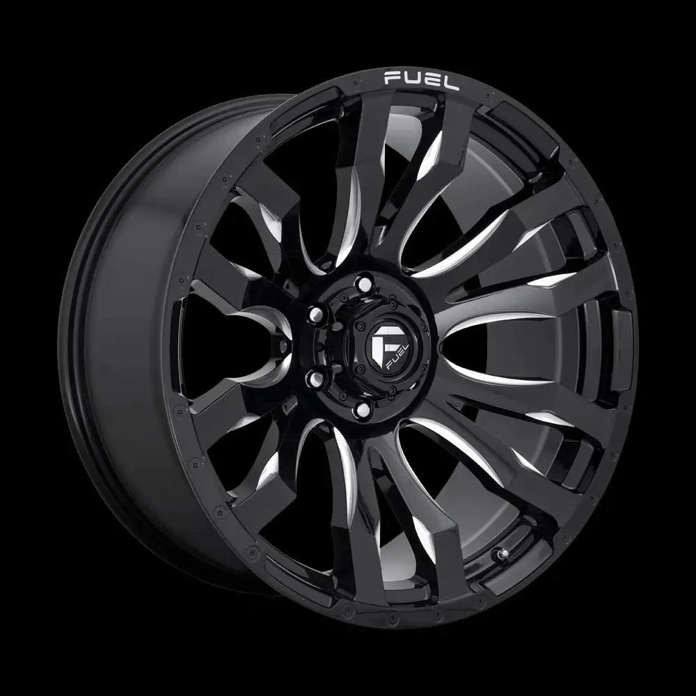 Felg D673 Blitz Gloss Black Milled Fuel 18x9 Et-12 5x127 - 1