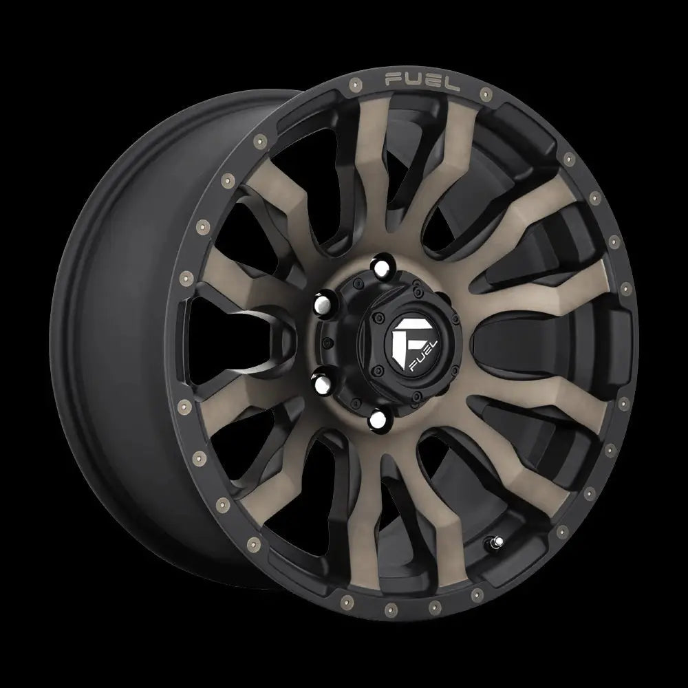 Felg D674 Blitz Matte Black Double Dark Tint Fuel 17x9 Et-12 5x127 - 1