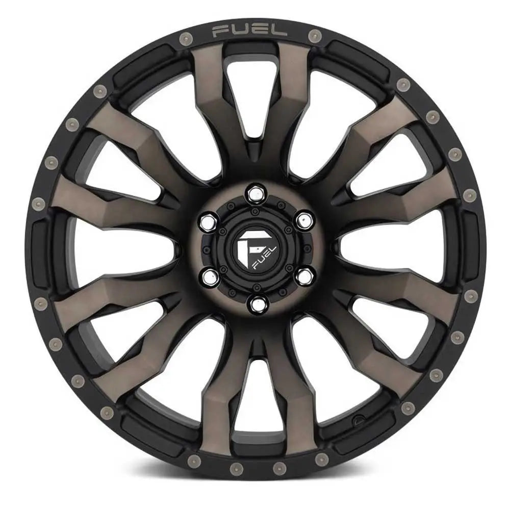 Felg D674 Blitz Matte Black/double Dark Tint Fuel 22x10 Et-18 6x139.7 - 2