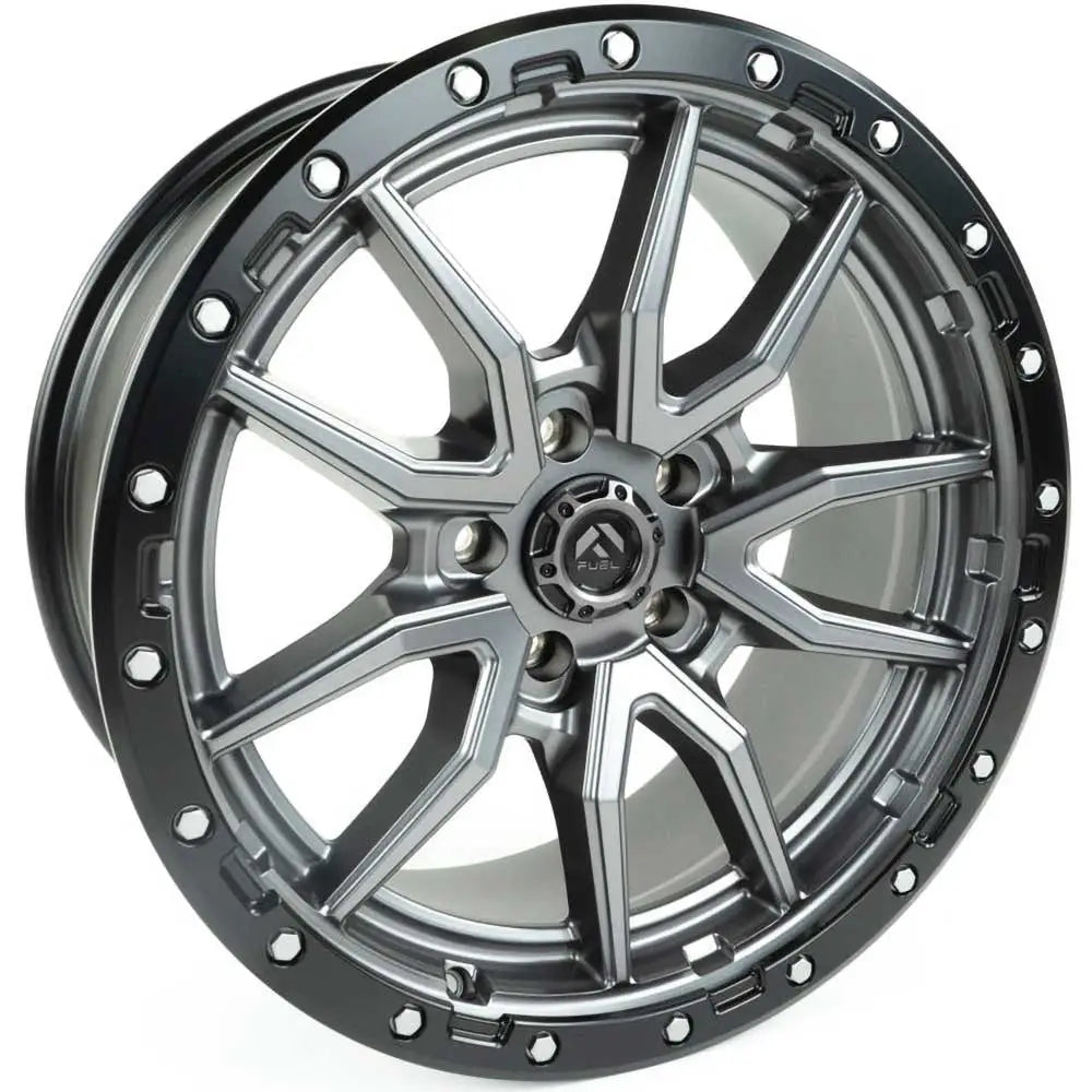 Felg D680 Rebel 5 Anthracite Gun Metal/black Ring Fuel 20x9 Et20 5x127 - 1