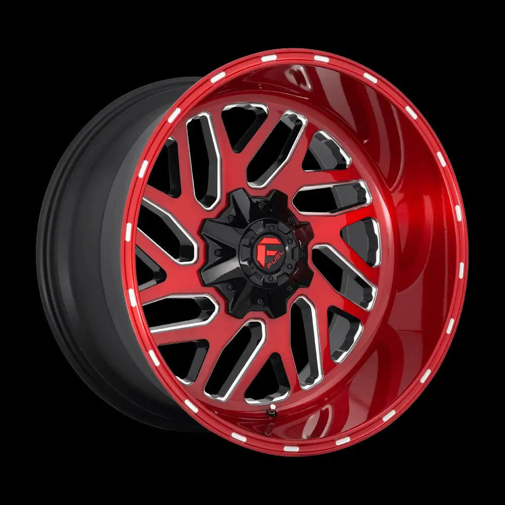 Felg D691 Triton Candy Red Milled Fuel 20x10 Et-18 5x127 / 5x114.3 - 1