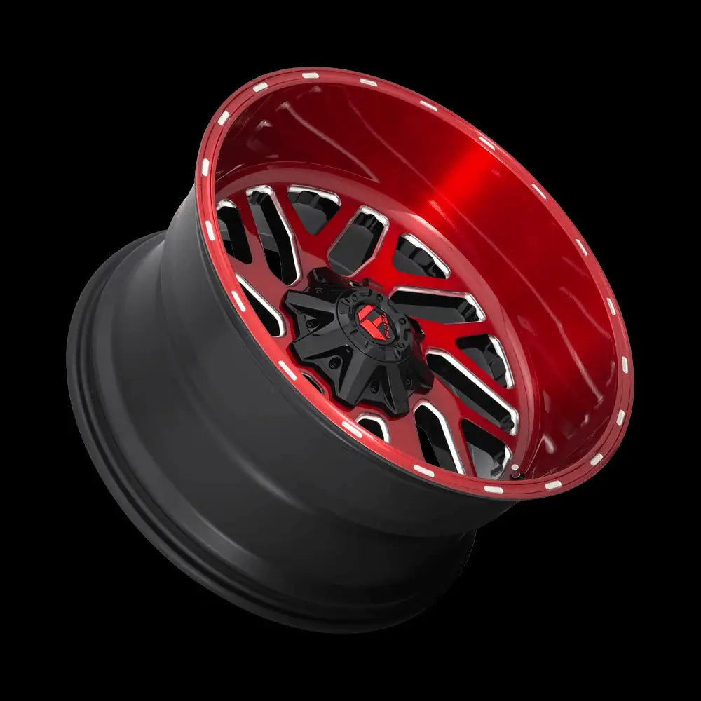 Felg D691 Triton Candy Red Milled Fuel 20x10 Et-18 5x127 / 5x114.3 - 2