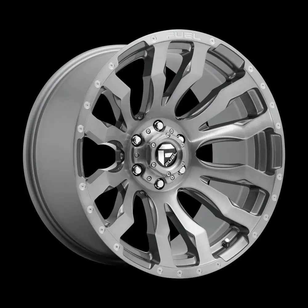 Felg D693 Blitz Brushed Gun Metal Tinted Clear Fuel 22x10 Et-18 6x139.7 - 1