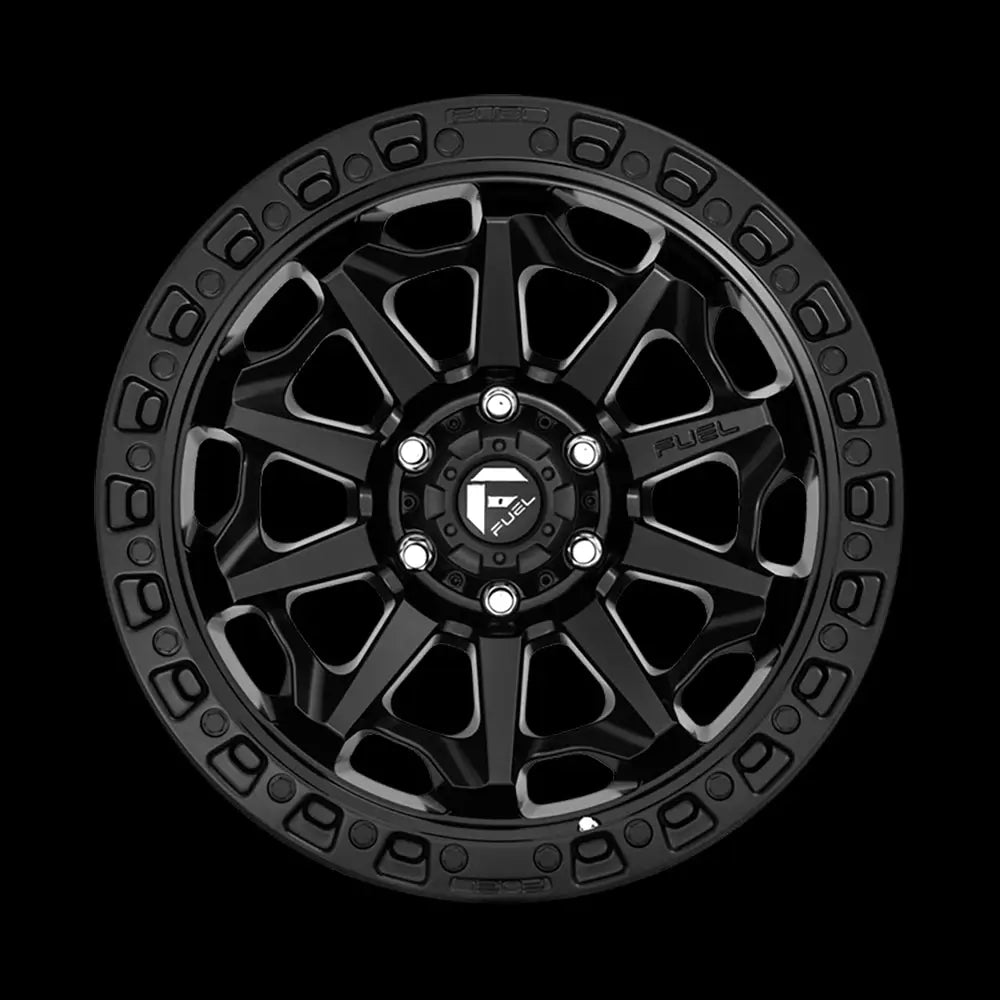 Felg D694 Covert Matte Black Fuel 18x9 Et-12 6x135