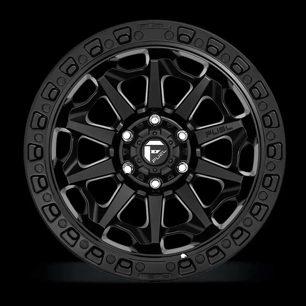 Felg D694 Covert Matte Black Fuel 20x10 Et-18 5x127