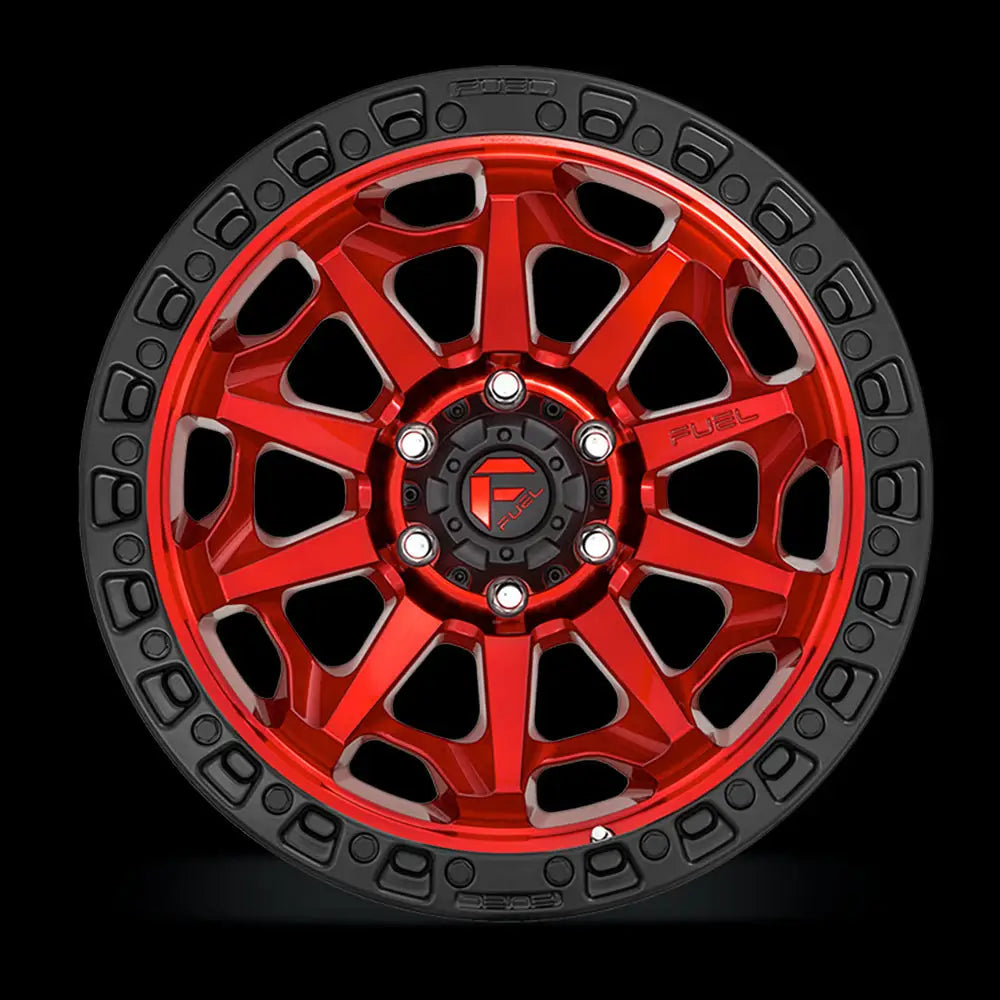 Felg D695 Covert Candy Red Black Bead Ring Fuel 18x9 Et1 5x127