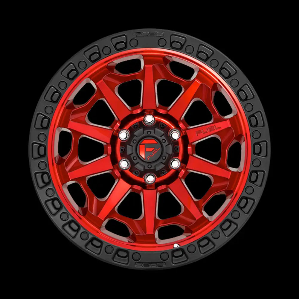 Felg D695 Covert Candy Red Black Bead Ring Fuel 18x9 Et1 6x135 - 3