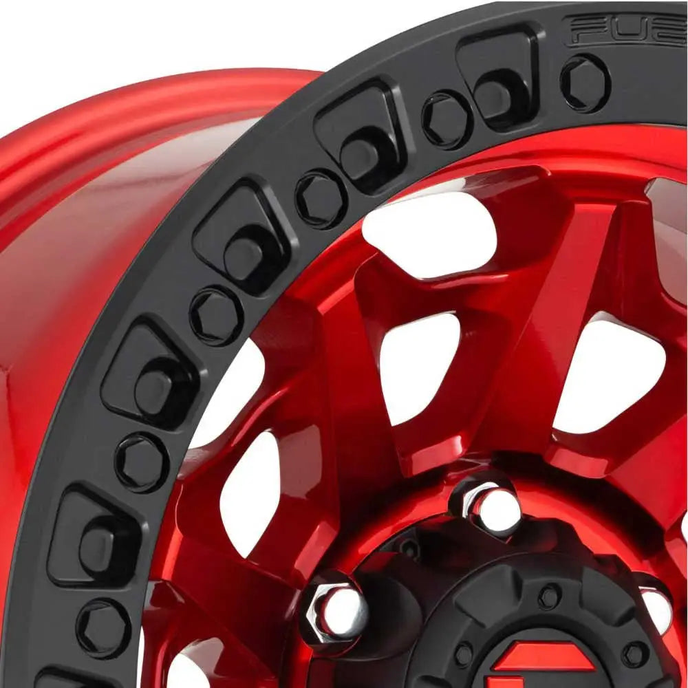 Felg D695 Covert Candy Red/black Ring Fuel 20x9 Et20 5x127