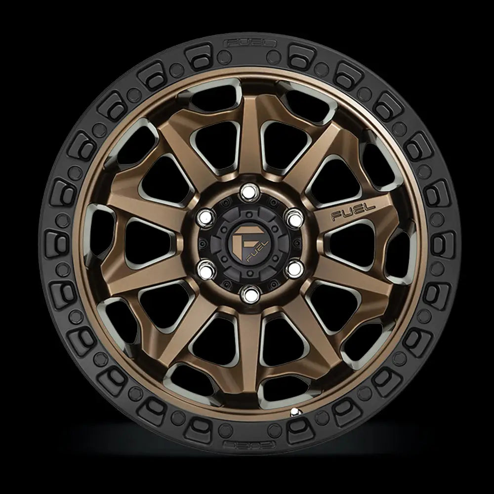 Felg D696 Covert Matte Bronze Black Bead Ring Fuel 20x10 Et-18 8x165.1