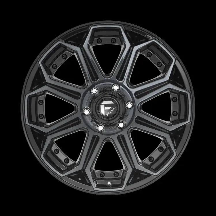 Felg D704 Siege Gloss Machined Double Dark Tint Fuel 20x9 Et1 5x127 - 2