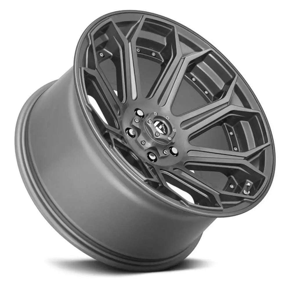 Felg D705 Siege Brushed Gun Metal Tinted Clear Fuel 22x12 Et-44 6x139.7 - 3