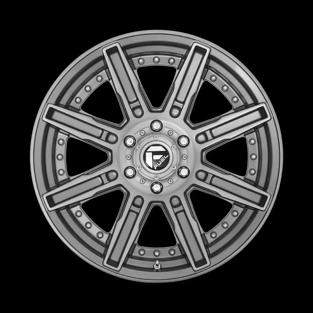 Felg D710 Rogue Platinum Brushed Gun Metal Tinted Clear Fuel 20x10 Et-18 6x135 - 3