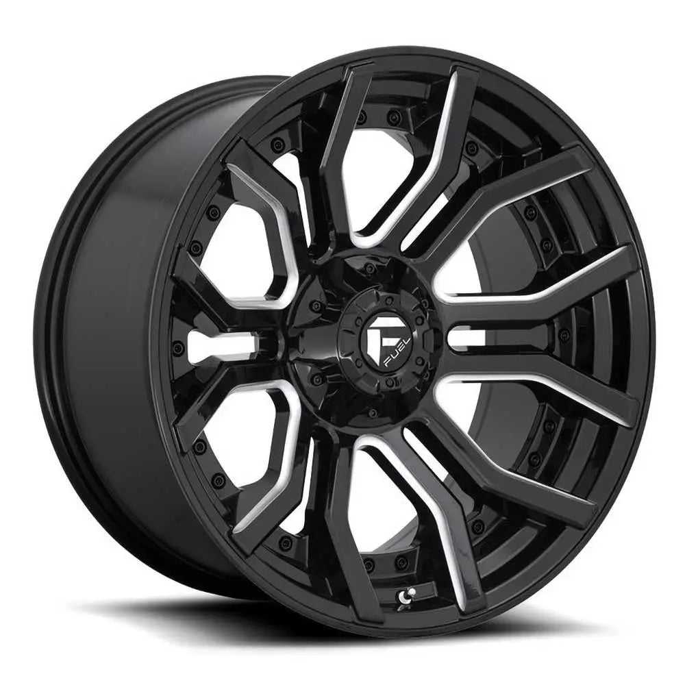 Felg D711 Rage Gloss Black Milled Fuel 20x9 Et1 5x127 / 5x139.7 - 1