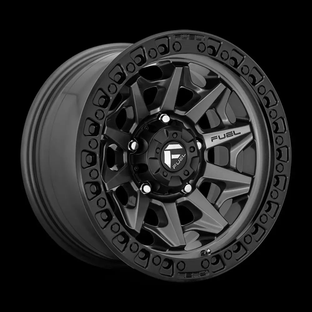 Felg D716 Covert Matte Gun Metal Black Bead Ring Fuel 17x9 Et-12 6x139.7 - 1