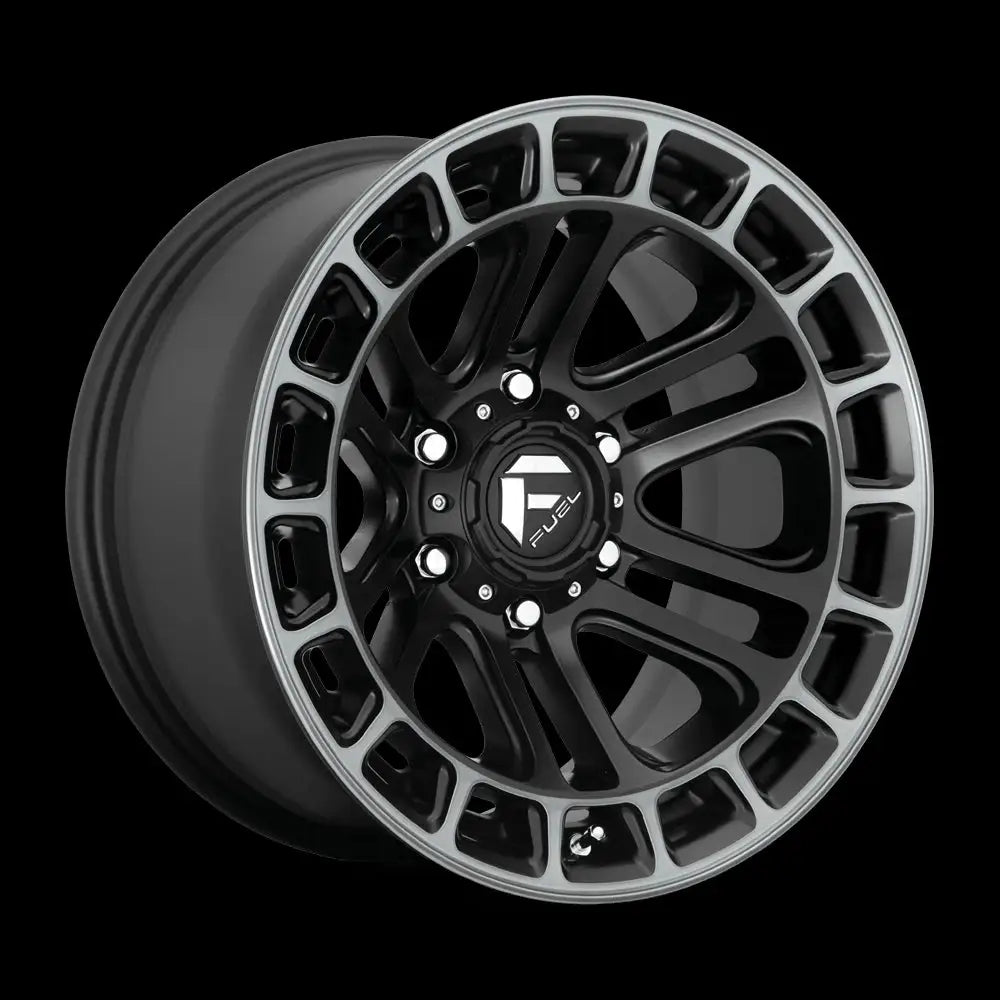 Felg D720 Heater Matte Black Double Dark Tint Machined Fuel 20x10 Et-18 6x139.7 - 1