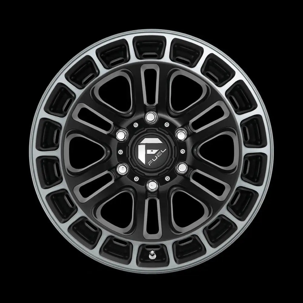 Felg D720 Heater Matte Black Double Dark Tint Machined Fuel 20x9 Et1 6x135 - 3