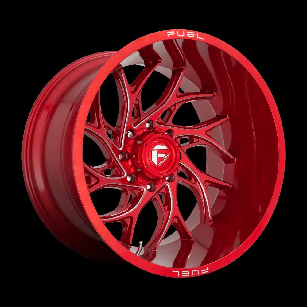 Felg D742 Runner Candy Red Milled Fuel 22x10 Et-18 6x139.7 - 1