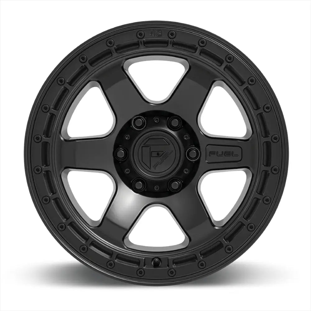 Felg D750 Block Matte Black/black Ring Fuel 17x9 Et1 6x139.7 - 3