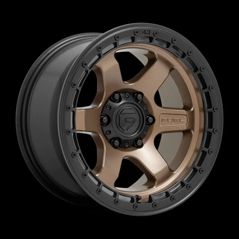 Felg D751 Block Matte Bronze W/ Black Ring Fuel 17x9 Et-12 5x127 - 1