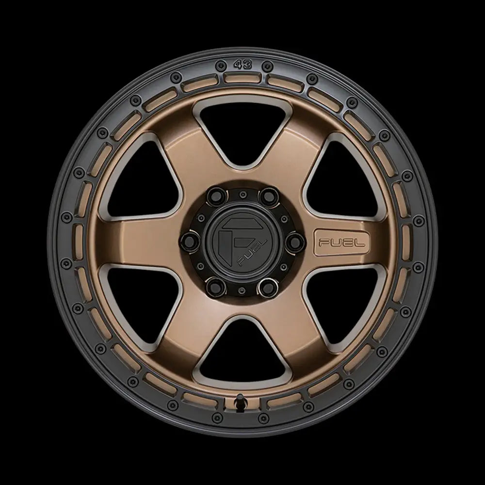 Felg D751 Block Matte Bronze W/ Black Ring Fuel 18x9 Et-12 5x127 - 3