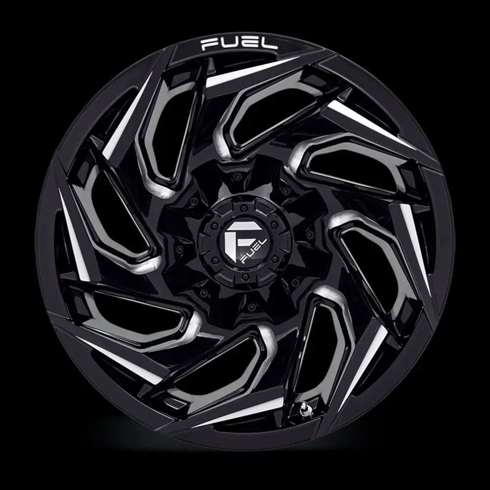 Felg D753 Reaction Gloss Black Milled Fuel 17x9 Et-12 5x127 / 5x114.3 - 3