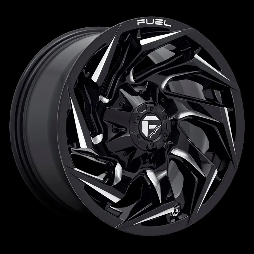 Felg D753 Reaction Gloss Black Milled Fuel 17x9 Et-12 5x127 / 5x114.3 - 1