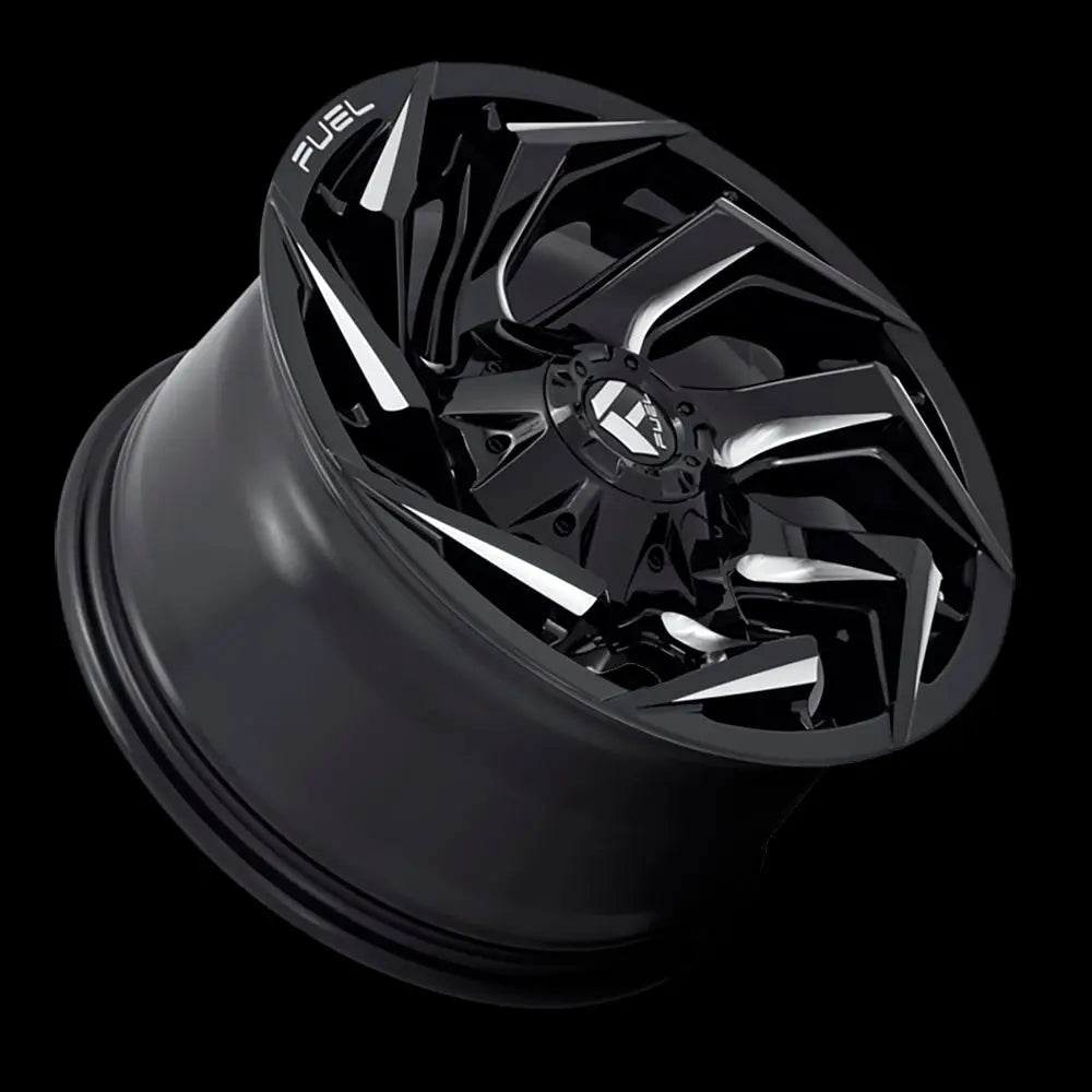 Felg D753 Reaction Gloss Black Milled Fuel 17x9 Et-12 5x127 / 5x114.3 - 2