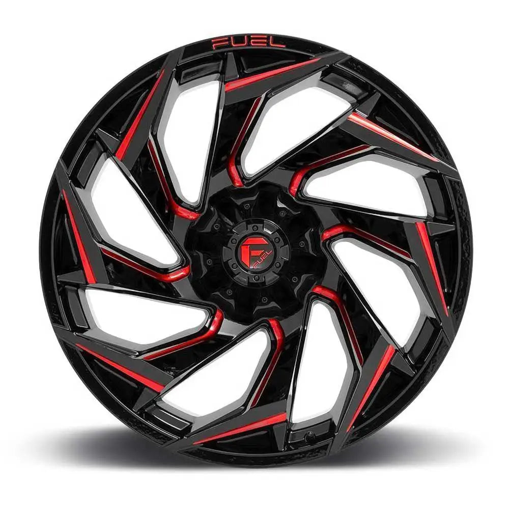 Felg D755 Reacion Gloss Black Milled/red Tint Fuel 20x9 Et20 5x127 / 5x114.3 - 3