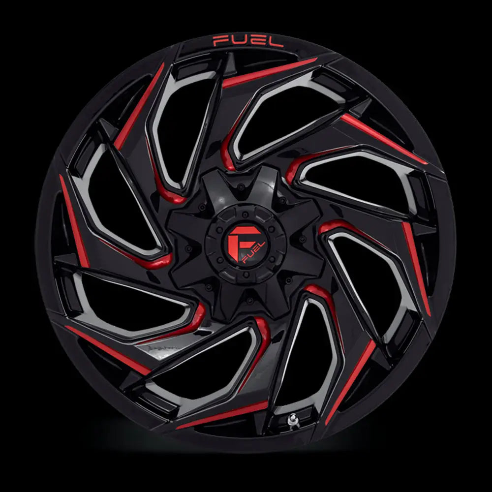 Felg D755 Reaction Gloss Black Milled W/ Red Tint Fuel 20x9 Et20 6x139.7 / 6x135