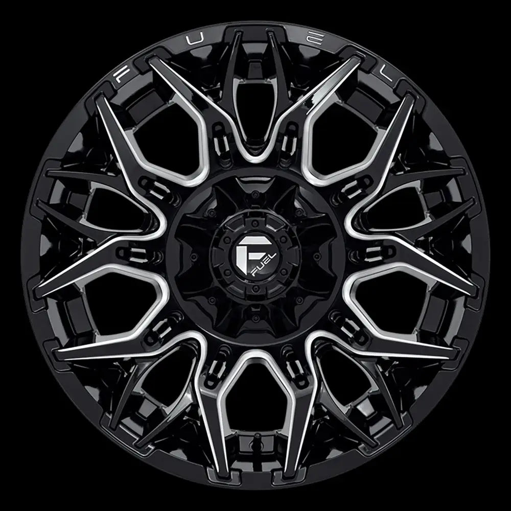 Felg D769 Twitch Glossy Black Milled Fuel 20x10 Et-18 6x139.7 / 6x135 - 3