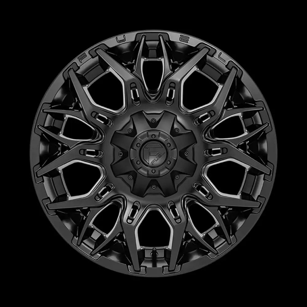 Felg D772 Twitch Blackout Fuel 20x10 Et-18 8x165.1