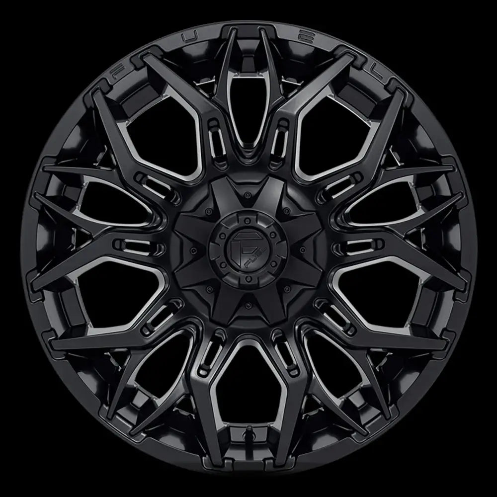 Felg D772 Twitch Blackout Fuel 22x10 Et-18 8x165.1 - 3