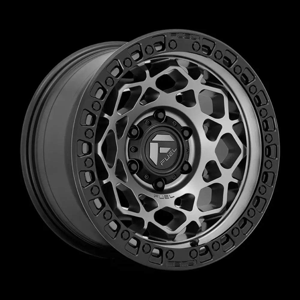 Felg D784 Unit Gunmetal W/ Matte Black Ring Fuel 17x9 Et-12 5x127 - 1