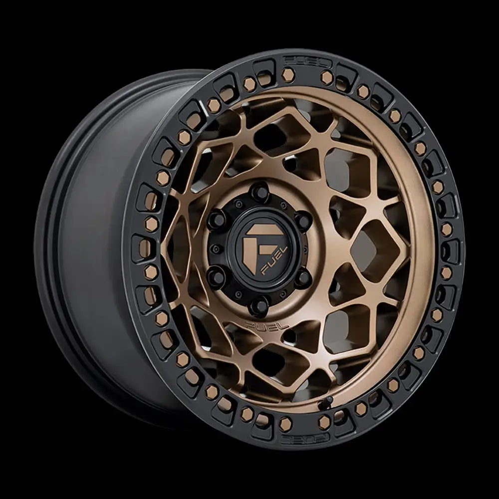 Felg D785 Unit Bronze W/ Matte Black Ring Fuel 17x9 Et-12 5x127 - 1