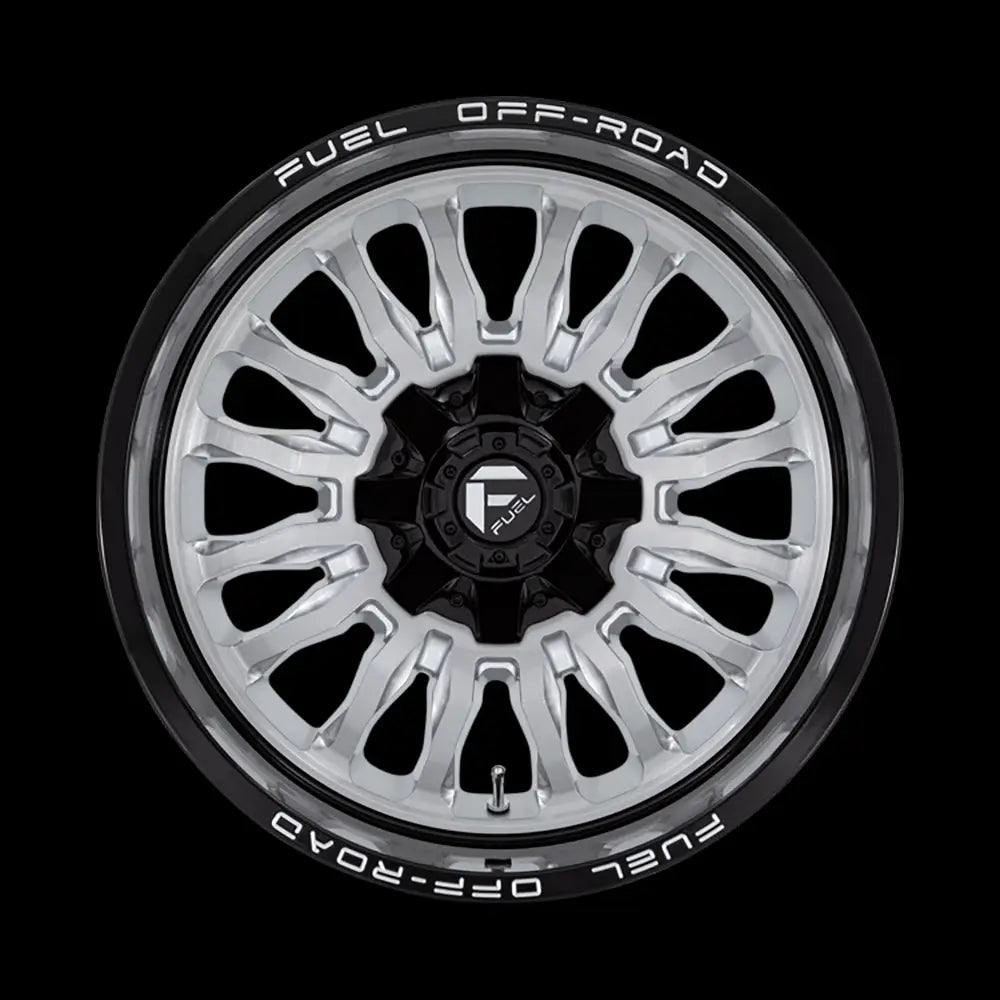 Felg D798 Arc Silver Brushed Face W/ Milled Black Lip Fuel 20x10 Et-18 6x139.7 / 6x135 - 3