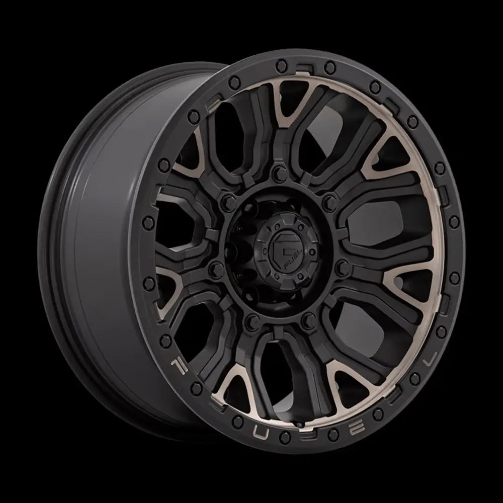 Felg D824 Traction Matte Black W/ Double Dark Tint Fuel 20x9 Et1 6x139.7 - 1