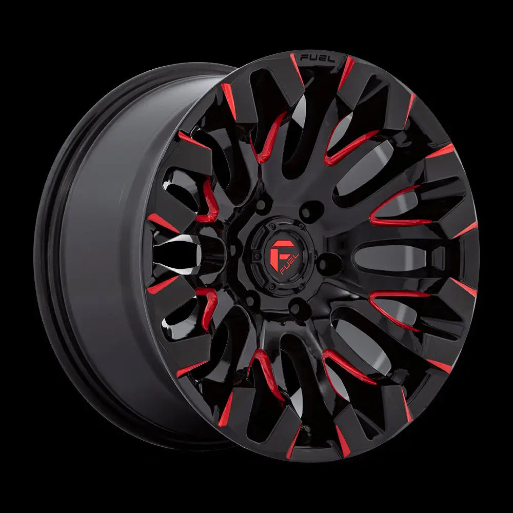 Felg D829 Quake Gloss Black Milled Red Tint Fuel 18x9 Et1 6x139.7 - 1