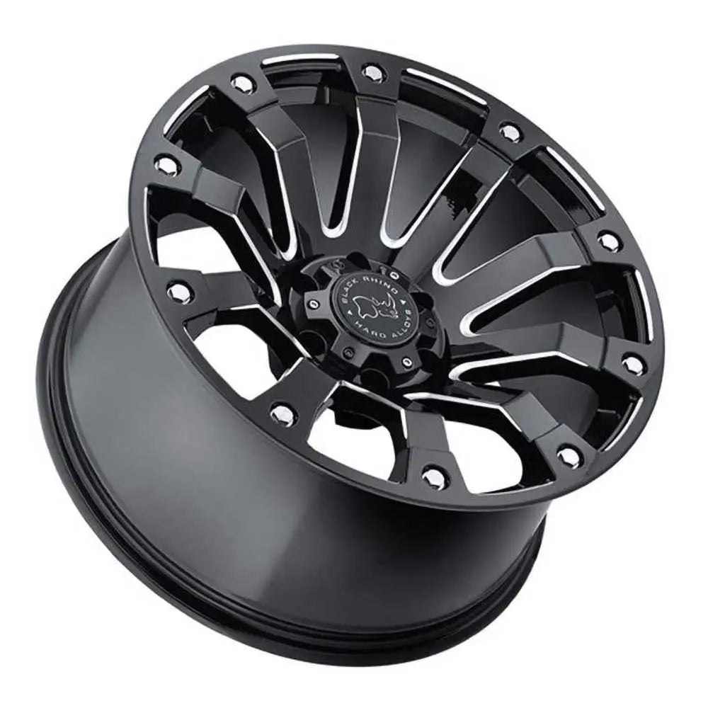 Felg Gloss Black Milled Selkirk Black Rhino 20x9 Et0 5x139.7