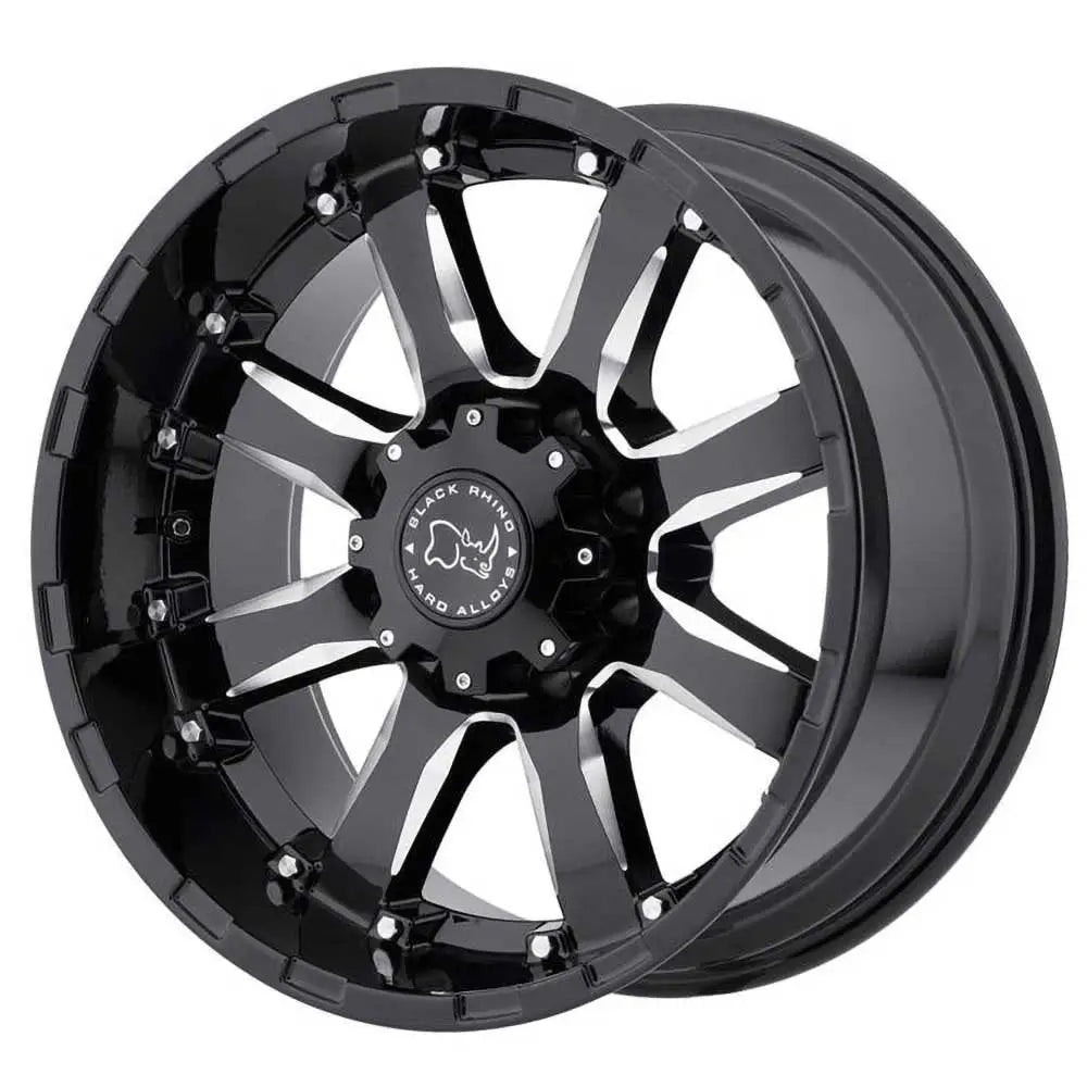 Felg Gloss Black Milled Sierra Black Rhino 20x9 Et12 6x135