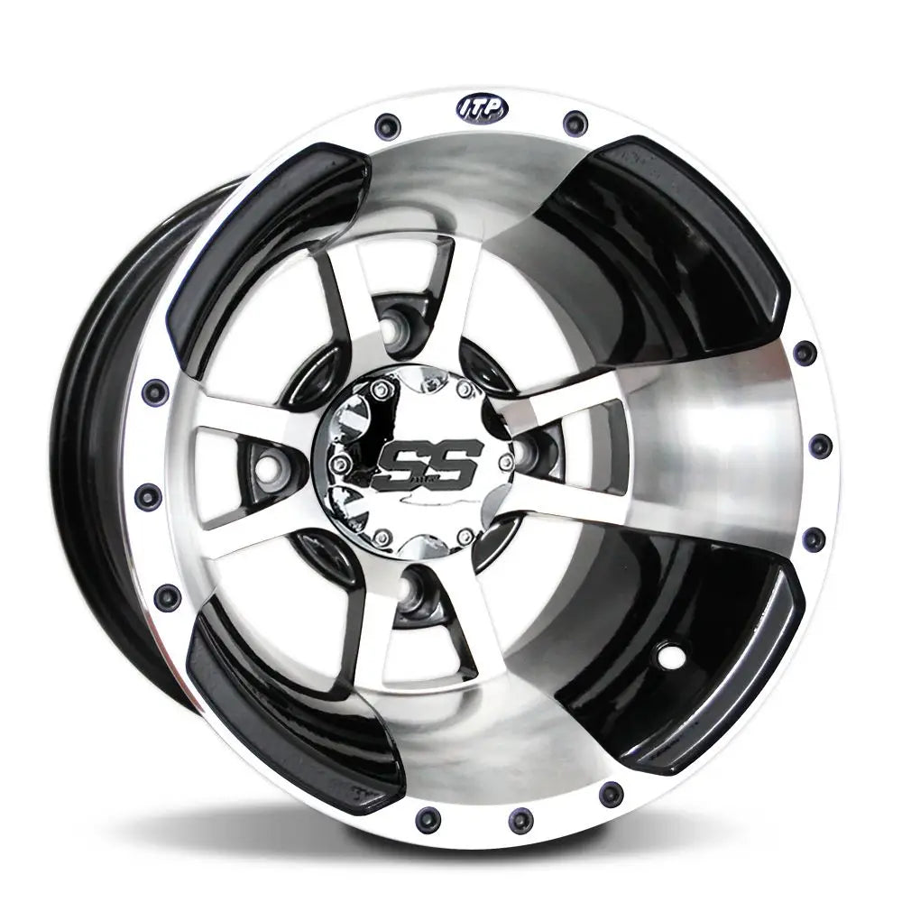 Felg Itp Ss112 9x8 (3 + 5) Maskinert Med Svart 4x110 - 1