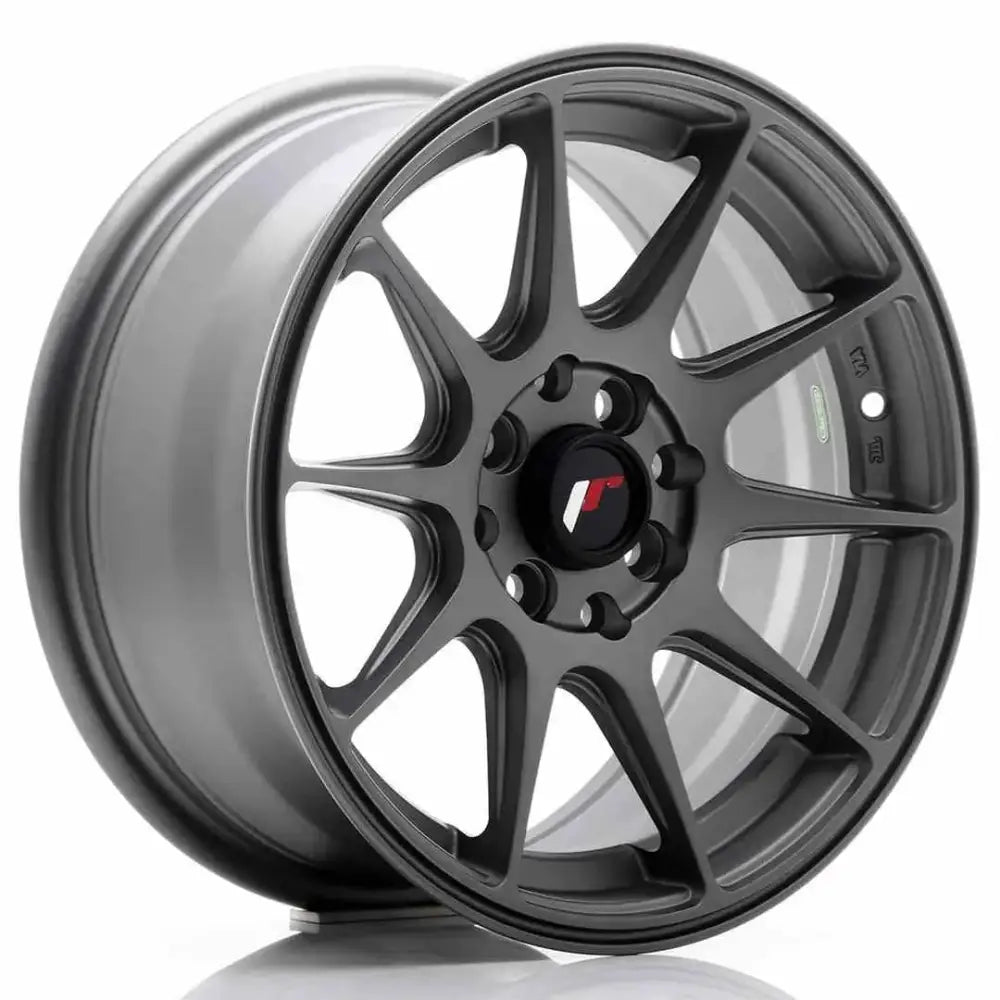 Felg Japan Racing Jr11 15x7 Et30 4x100/108 Matt Gun Met - 1