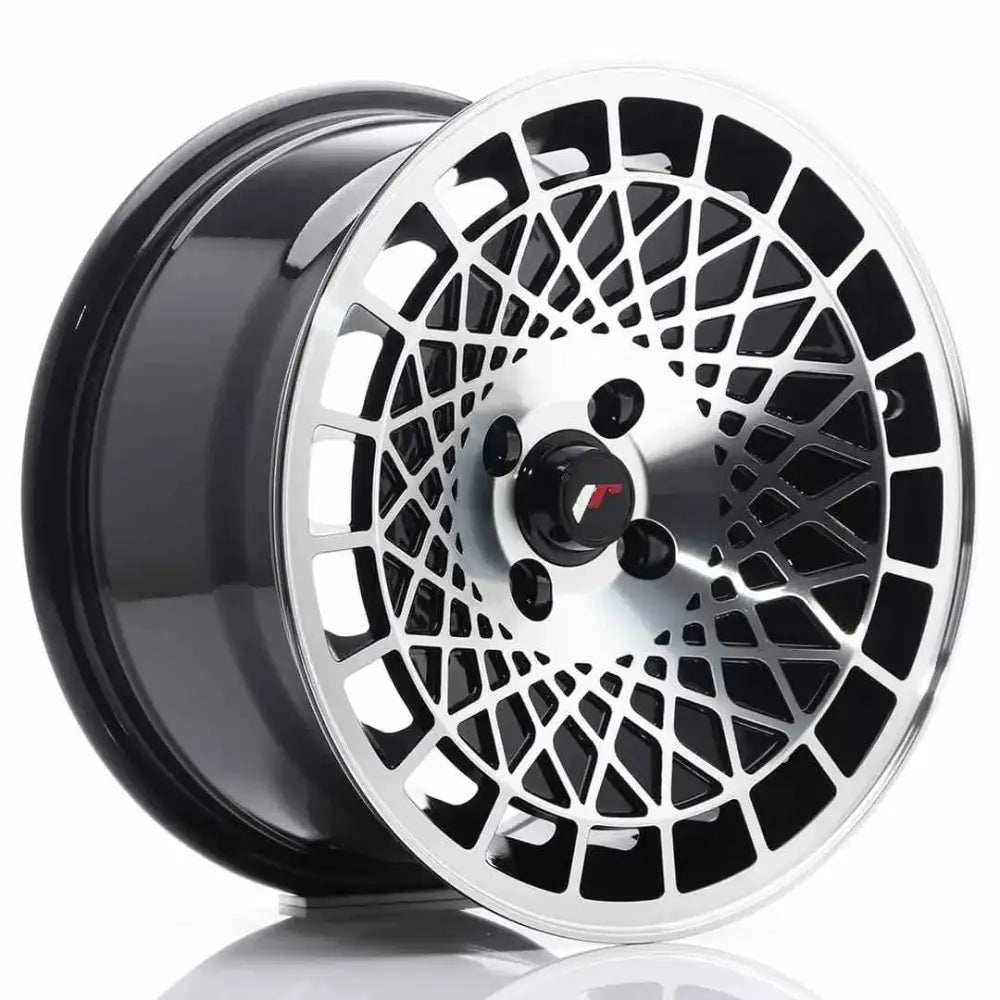 Felg Japan Racing Jr14 15x8 Et20 4x100 Black Machined - 1